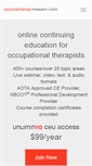 Mobile Screenshot of occupationaltherapy.com